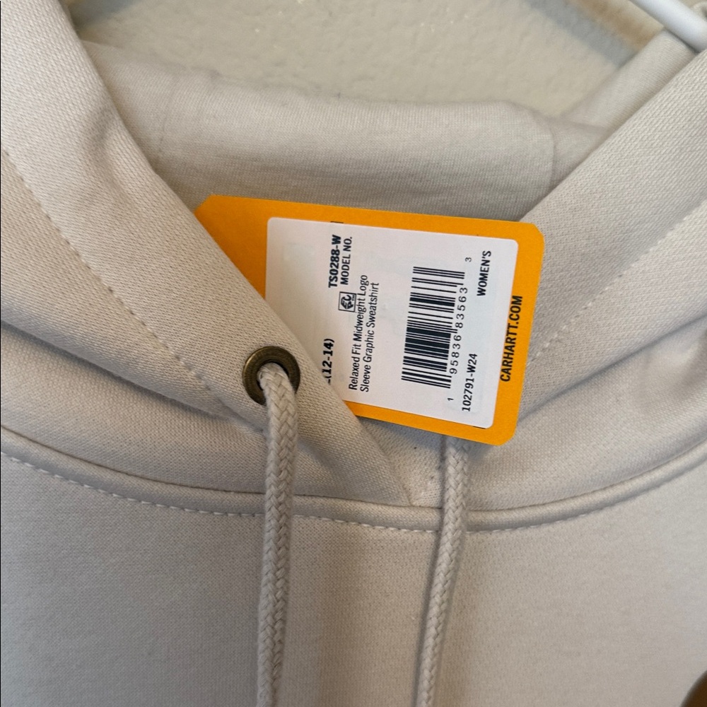 NWT Carhartt Women’s Hoodie with Gold Accents - Picture 4 of 4